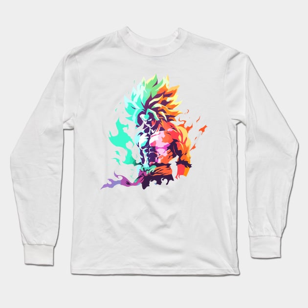 broly Long Sleeve T-Shirt by skatermoment